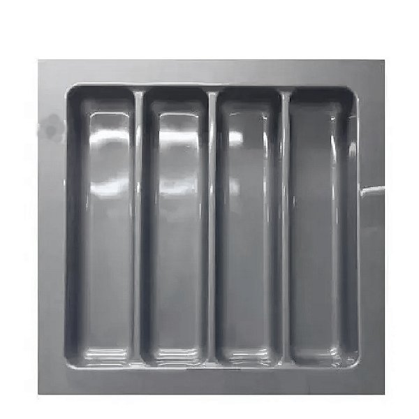 Organizador de Talheres Para Gaveta 473x473mm OG-79 Cinza