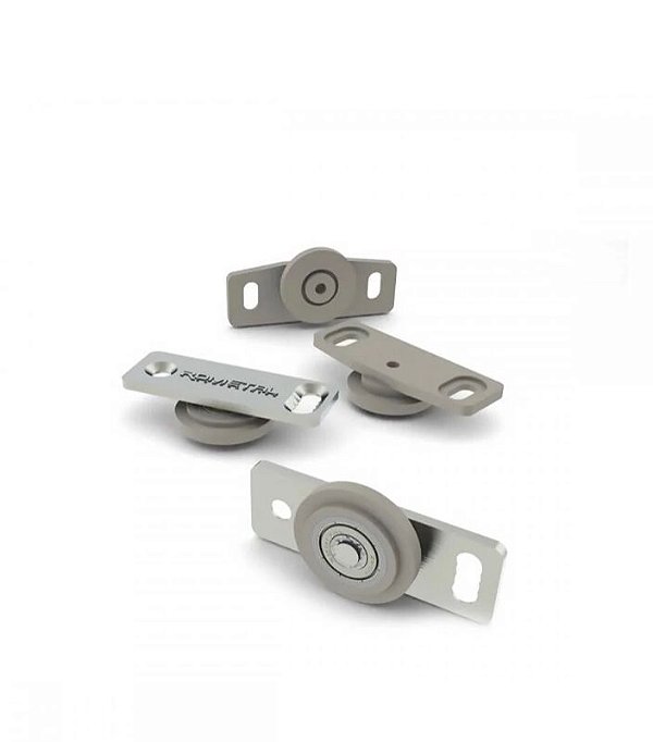 Kit Roldana Rodinha Porta Correr Guarda Roupa R0-20 p/ 1 Porta