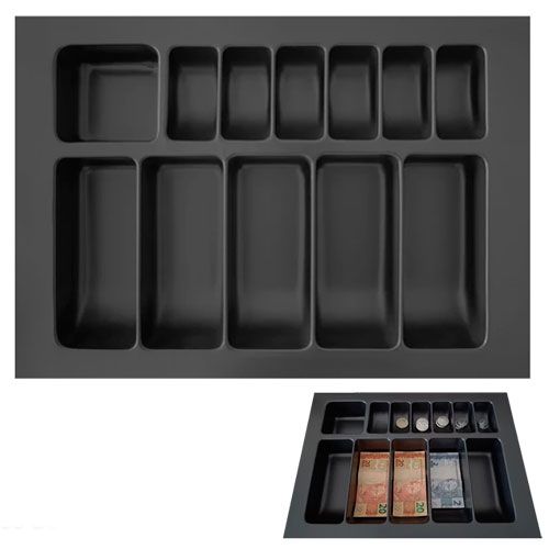 Organizador De Notas PC-10 Porta Cédulas 432x310x52mm