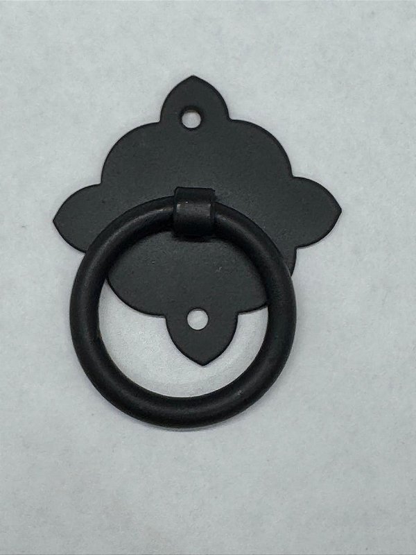 Puxador Colonial Argola Para Móveis Rustico / Retro 2 Peças