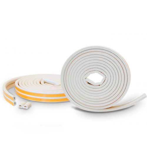 Veda Frestas Adesivo D 6X9mm 6 Metros Branco