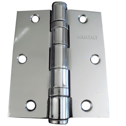 Dobradiça Para Porta Pesada 3x2.5 Polido - Kit com 3 Peças