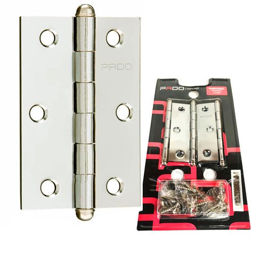 Dobradiça Concept Para Porta Em Aço 3.5 Pado Sm 3 Peças 3521