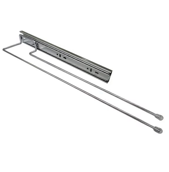 Porta Pano de Pratos Deslizante Duplo 80x25x435mm