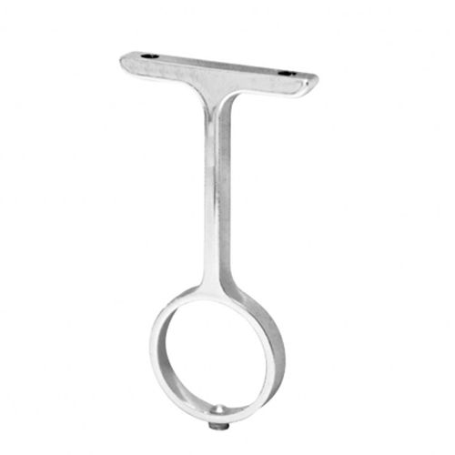 Suporte Central Redondo Para Tubo Cabideiro Guarda Roupa