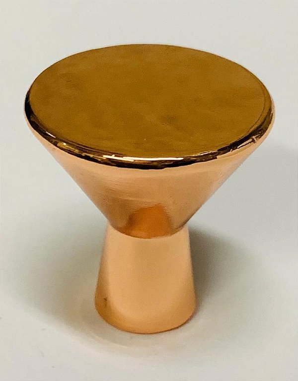 Puxador Cone 22mm - Rose