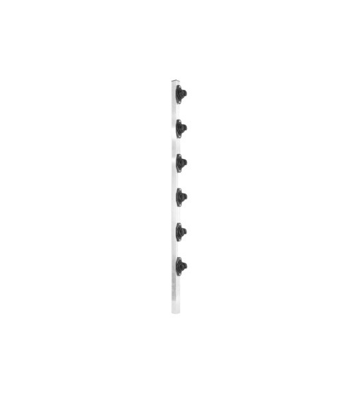 Haste aluminio industrial 6 is w 1m 25x25 - encaixe confiseg