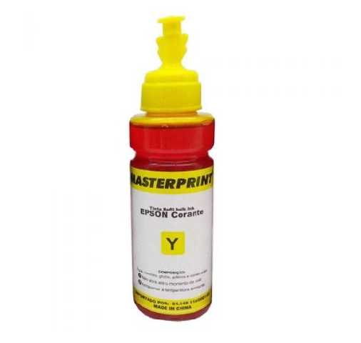 Refil tinta b ink epson master 664 corante y 100ml r-ep100y
