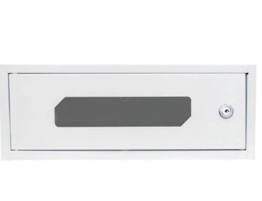 Rack cftv maxmetal 15  branco horizontal