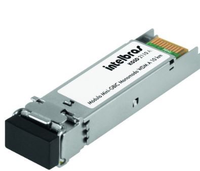 Modulo conversor mgbic wdm giga monomodo 10km - kgs 2110 intelbras eletrico