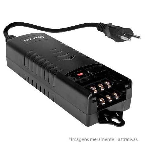 Fonte intelbras multisaidas 12,8 v 5amp ef-1205+