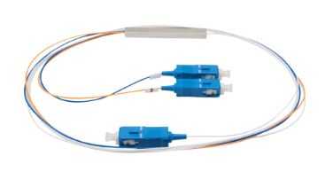 Cabo optico com divisor plc (splitter) 1x2 sc upc xfs 121 intelbras