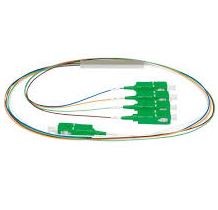 Cabo optico com divisor plc (splitter) 1x4 sc apc xfs 142 intelbras