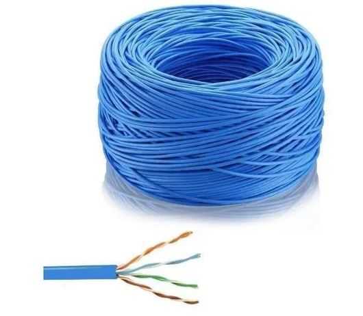 Cabo cftv 4 pares multiplo 10 metros azul - condutti
