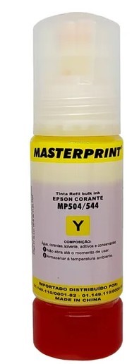 Refil tinta b ink epson master 504 544 corante y 70ml r-ep70m