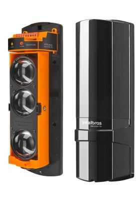 Sensor barreira ativa infravermelho intelbras iva 9100 tri