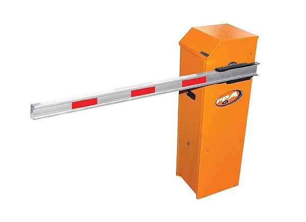 Cancela ppa barrier brushless laranja 4 metros - braco em led