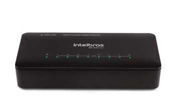 Switch 8p giga ethernet intelbras sg 800 q+ cks.