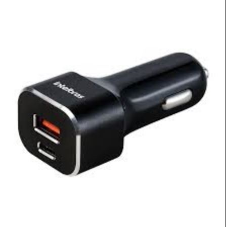 Carregador usb veicular universal intelbras ecv 11 power 38w - branco