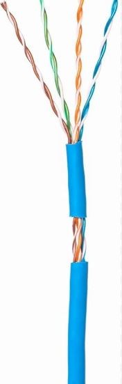 Cabo rede cat5e caixa 305m 4 pares azul - intelbras
