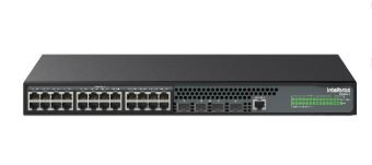 Switch gerenciavel 24p intelbras giga + 4p spf s2328g-a