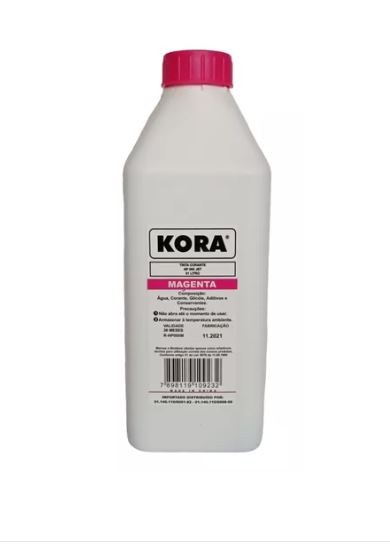 Tinta kora hp vivera magenta - 1 litro