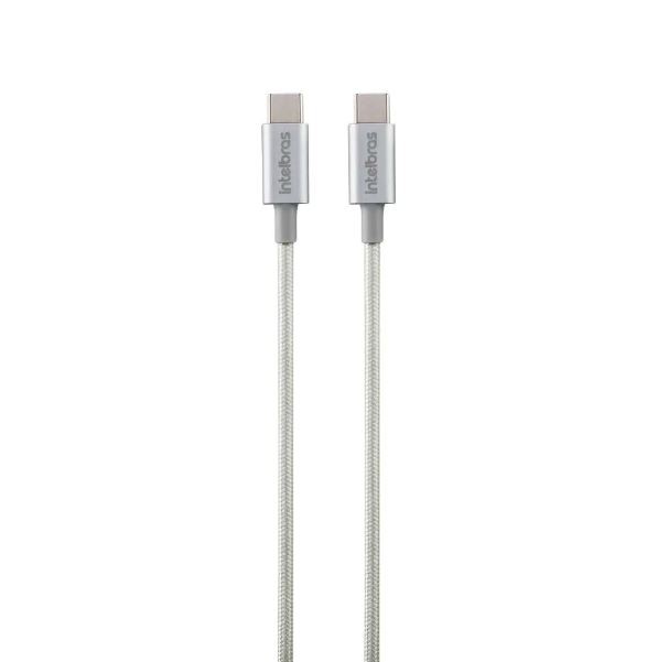 Cabo usb - tipo c intelbras 1,5m 3,0a nylon bco eucc 15nb