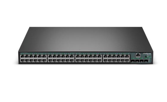 Switch gerenciavel 48p intelbras giga +4p sfp s2352g-a