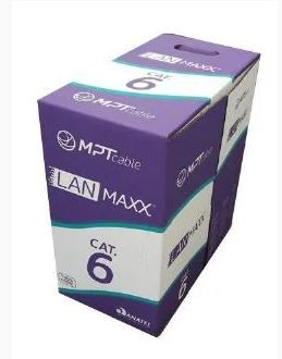 Cabo rede cat6e caixa 305m 4 pares azul - mpt