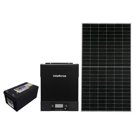 Solar kit gerador off grid intelbras 22,2kwp