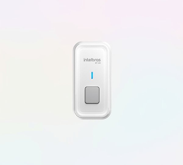 Acionador botoeira intelbras s fio bt100 - branco