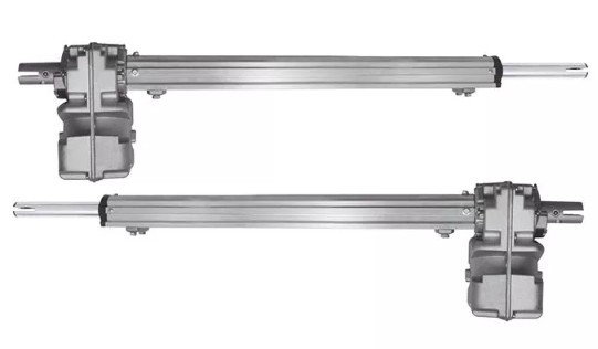 Autom pivo piston predial comdominium inox 2mt biv central dupla - dupla