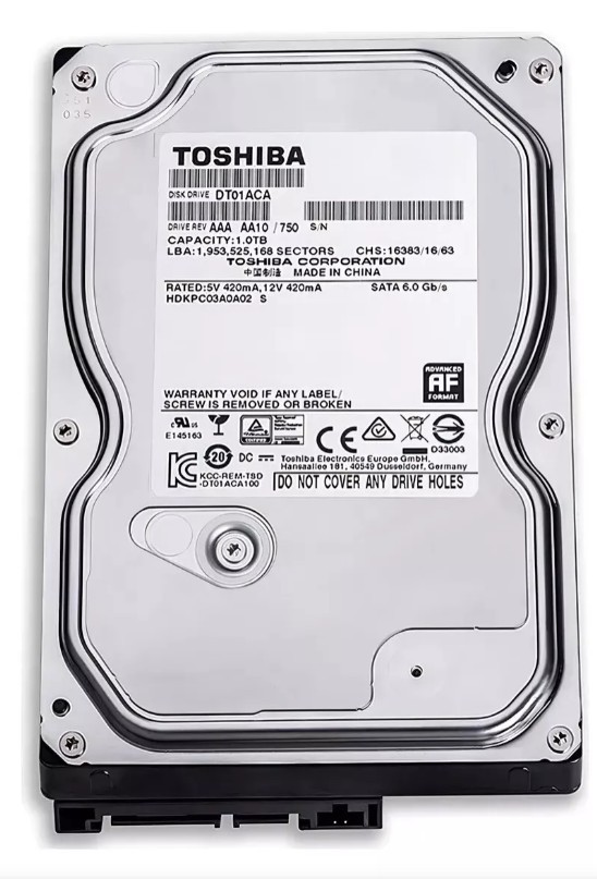 Hd sata toshiba 1tb 7200-surveillance