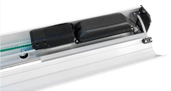 Porta social ppa tore caxilhada 1f 2,00 metros brushless 220v branca