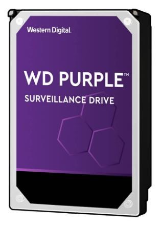 Hd sata western digital 18tb 7200-intelbras purple sc