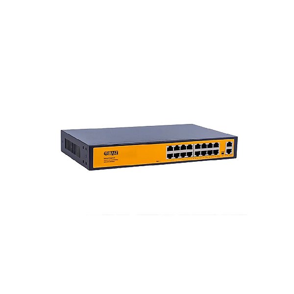Switch 16p haiz giga poe + 2 uplink