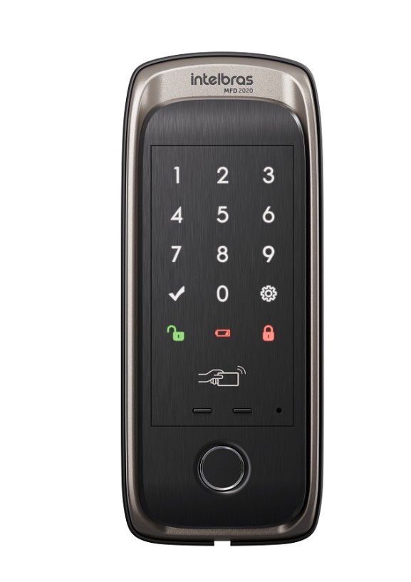 Fechadura digital intelbras mfd 2020 smart sobrepor ch