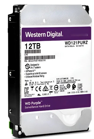 Hd sata western digital 12tb purple