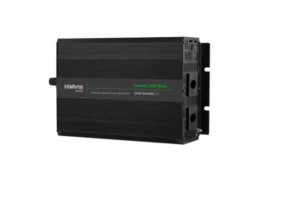 Solar inversor de onda senoidal 1500w 24vcc p  127vac isv1501 - kit