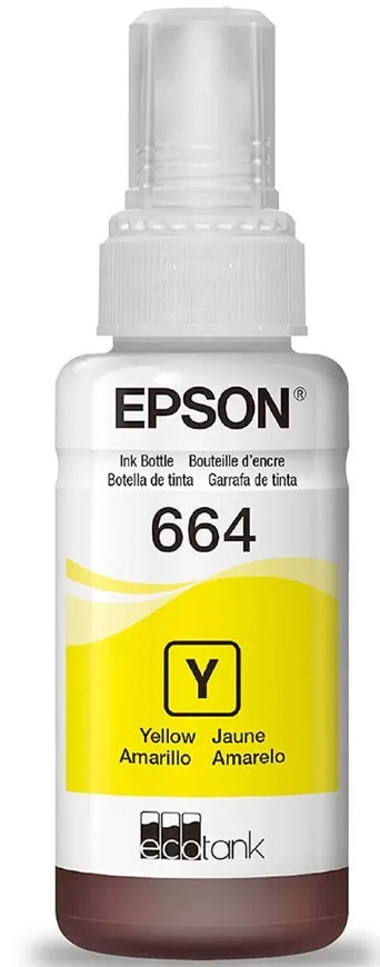 Refil tinta b ink epson master 664 corante y 70ml r-ep100y