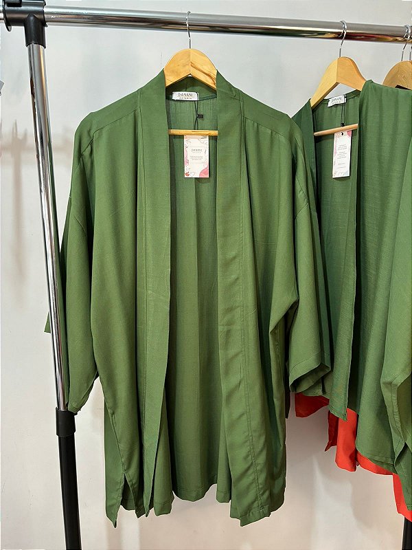 Kimono Madrid Verde Militar