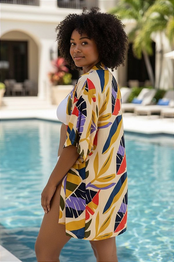 Kimono Madrid Tropical