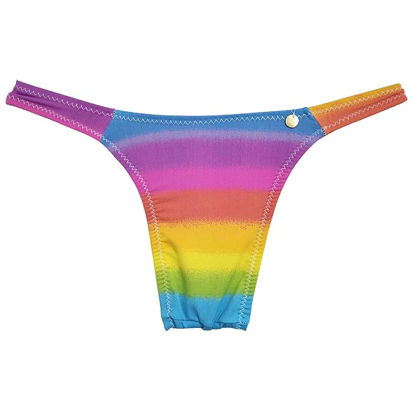 Calcinha para mulher trans aquendar estampa arco iris LGBT