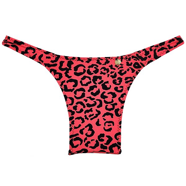 Calcinha para aquendar estampa Oncinha Laranja suplex tucking trans drag travs