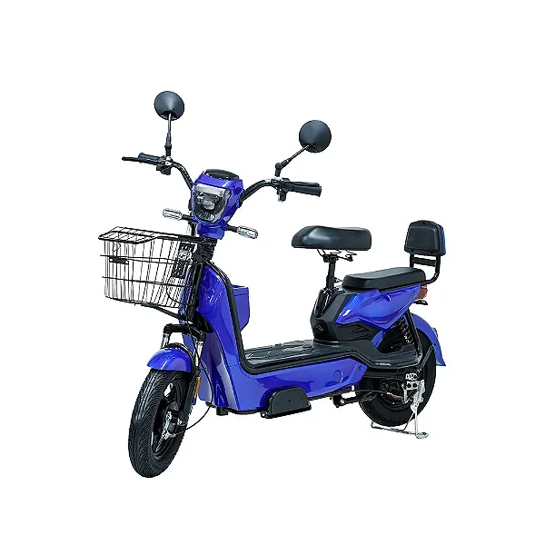 Bike Elétrica Primar Bike07 1000W Bateria 48V 15Ah Até 32 Km/H Bivolt Azul