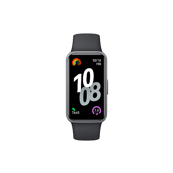Smartband HUAWEI Band 10, 14 dias de duração da bateria, TruSleepTM, compatível com iOS e Android Preto