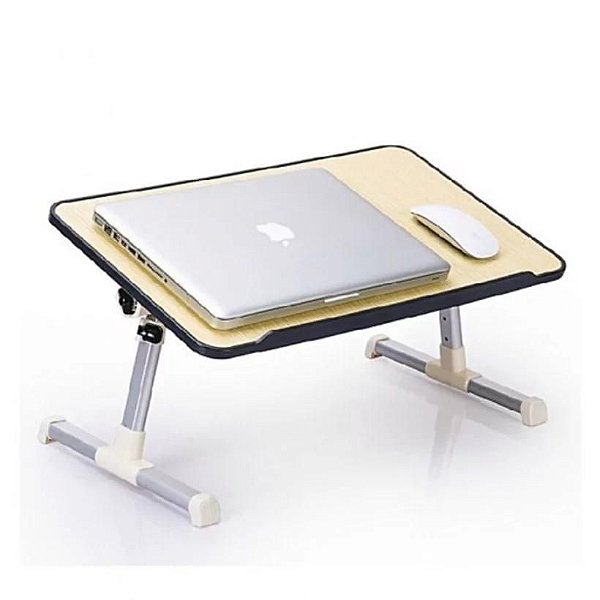 Mesa Notebook Portátil Ergonômica Ajustável Madeira Makeda