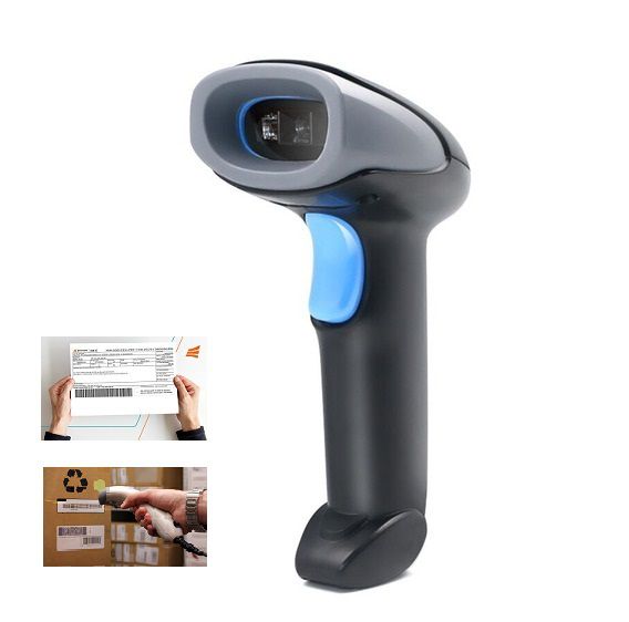 Leitor De Codigo Barra Sem Fio Boleto Produtos Danfe 1100LW