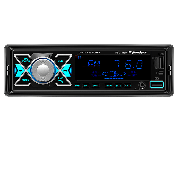 AUTO RADIO SAIDA FORTE 4X55WRMS (RS-2714BR) (ROADSTAR)