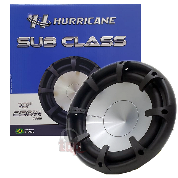 SUBWOOFER 10" SUB CLASS SC10 250W RMS S4 (HURRICANE)